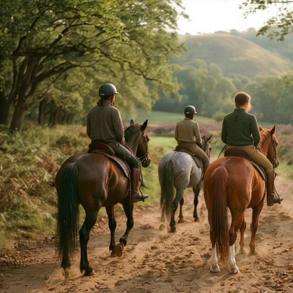 Balade à cheval en Corrèze, autour de Eygurande